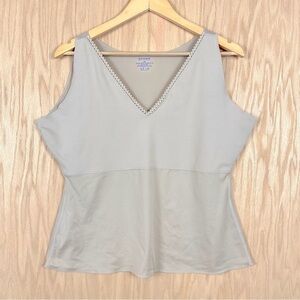 SPANX Hide & Sleek Lace Trim V-Neck Cami